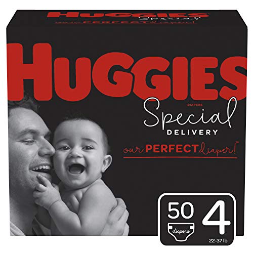 Product Cover Huggies Special Delivery Hypoallergenic Diapers, Size 4 (22-37 lb.), 50 Ct, Giga Jr. Pack