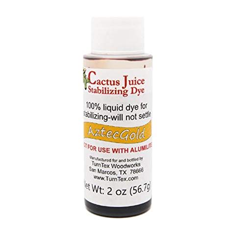 Product Cover Aztec Gold Cactus Juice Stabilizing Dye 2 oz net Weight by TurnTex Woodworks
