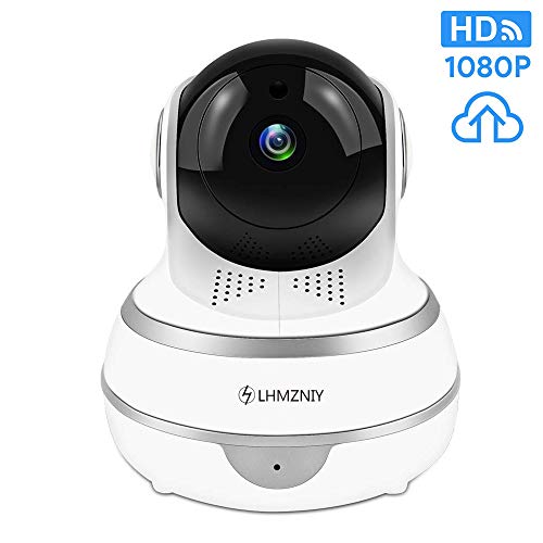 Product Cover Full HD 1080p WiFi Home Security Camera Pan/Tilt/Zoom - Work with Alexa - Wireless IP Indoor Security Surveillance System Night Vision, Motion Track, Remote Baby/Pet Monitor with iOS Android