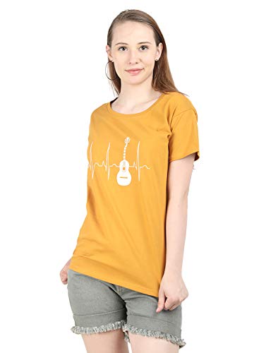 Product Cover Broadstar Women's Cotton Mustard T-Shirt