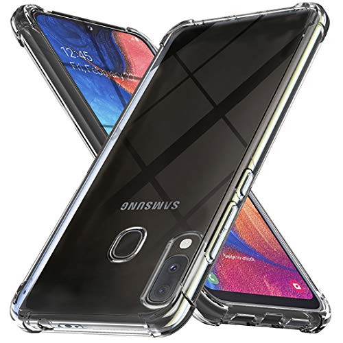 Product Cover Ferilinso Case for Samsung Galaxy A30 / A20,Ultra [Slim Thin] Scratch Resistant TPU Rubber Soft Skin Silicone Protective Case Cover for Samsung Galaxy A30 / A20 Case (Clear)