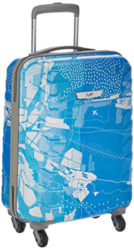 Product Cover Skybags Polycarbonate 55 cms Blue Hardsided Cabin Luggage (Trooper)