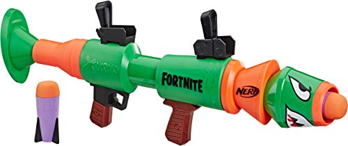 Product Cover NERF Fortnite Rl Blaster -- Fires Foam Rockets -- Includes 2 Official Fortnite Rockets -- for Youth, Teens, Adults