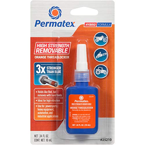 Product Cover Permatex 25210 High Strength Removable Orange ThreadLocker