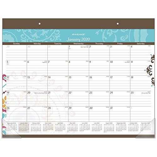 Product Cover AT-A-GLANCE 2020 Desk Calendar, Desk Pad, 21-3/4