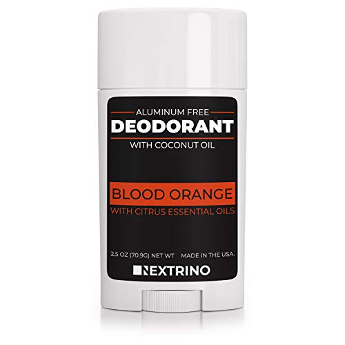 Product Cover All Natural Aluminum Free Deodorant - Made in the USA with Coconut Oil & Essential Oils for Women and Men - Vegan, Non-GMO & Organic Ingredients (Blood Orange)