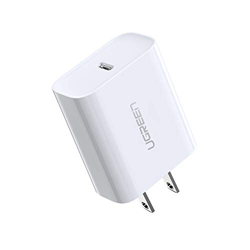Product Cover UGREEN USB C Charger 18W PD 3.0 Type C Wall Charger Power Delivery for iPhone 11 Pro Max Xs Max XR X 8 Plus, iPad Pro, Google Pixel 3a XL, Samsung Galaxy S10+ S9+, LG V50 ThinQ 5G G8 ThinQ