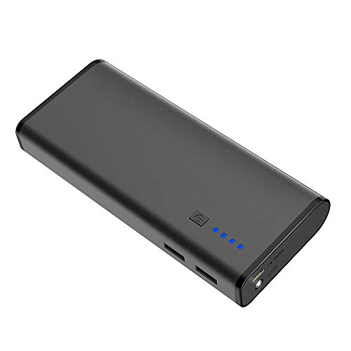 Product Cover BONAI Portable Charger, Power Bank 10,000mAh External Battery Pack with Flashlight Compatible iPhone X 8 6 7 Plus 6s 8 iPad Samsung Galaxy S8 S7 Note 8 Phone Smartphones Tablet - Black