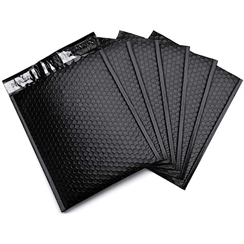 Product Cover Fuxury Fu Global #2 8.5x12 inches Opaque Black Bubble Mailer Self Seal Padded Envelopes Pack of 25
