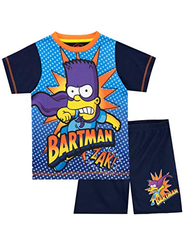 Product Cover The Simpsons Boys Bartman Pajamas Multicolored Size 14