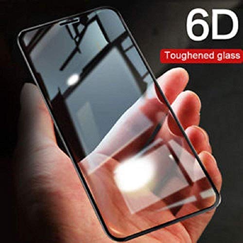 Product Cover Doubledicestore Edge to Edge 6D Tempered Glass for oneplus 6 (Black)