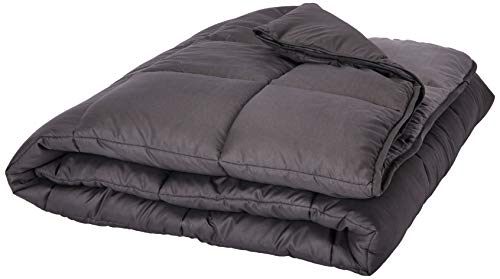 Product Cover Linenspa All-Season Reversible Down Alternative Quilted Comforter - Hypoallergenic - Plush Microfiber Fill - Machine Washable - Duvet Insert or Stand-Alone Comforter - Black/Graphite - Queen