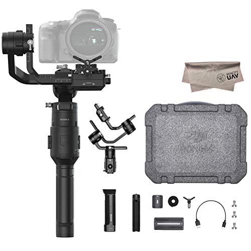 Product Cover 2019 DJI Ronin-S Essentials Kit 3-Axis Gimbal Stabilizer for Mirrorless and DSLR Cameras, Tripod, Gimbal Hook and Loop Strap, 1 Year Limited Warranty, Black(CP.RN.00000033.01)