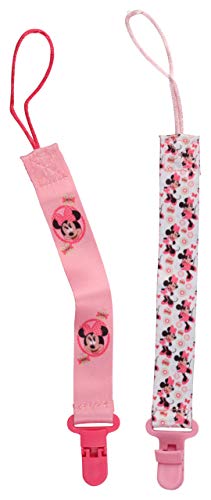 Product Cover Disney Minnie Mouse 2 Pack Paifier Clip, Butterfly Minnie