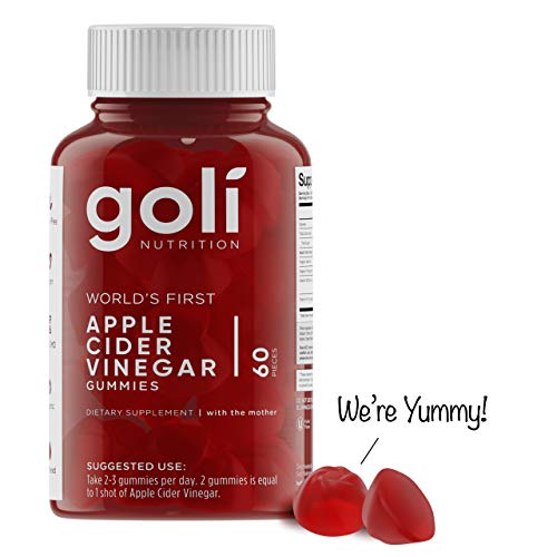 Product Cover Goli Nutrition World's First Apple Cider Vinegar Gummy Vitamins, 1 Pack - (60 Count, Organic, Vegan, Gluten-free, Non-Gmo, With 