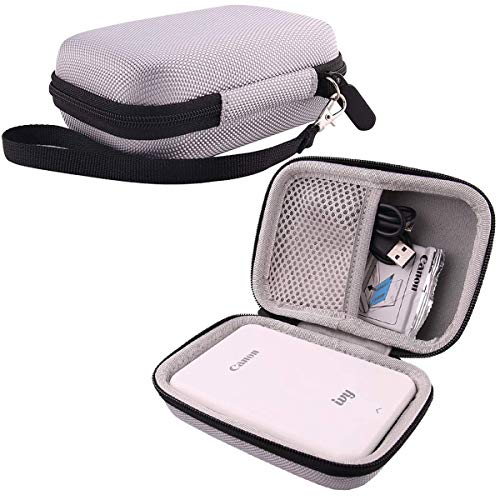 Product Cover Hard EVA Travel Case for Canon Ivy Mobile Mini Photo Printer by WERJIA (Gray)