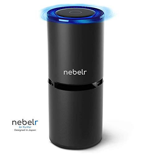 Product Cover Nebelr Car Air Purifier Ionizer - Removes PM2.5, Smoke, Dust and Bad Smell, No Filters, 9 Million Negative Ion Generator - Designed in Japan