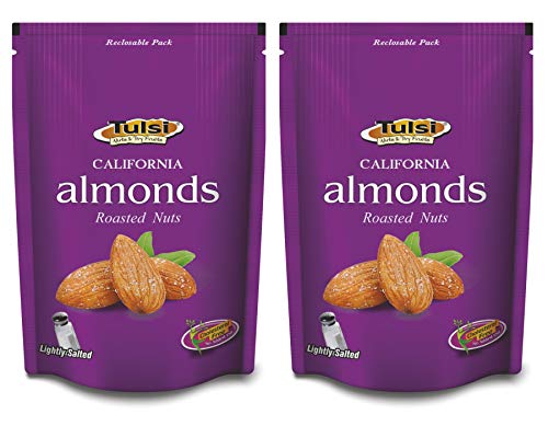 Product Cover Tulsi California Almonds Roasted Nuts Lightly Salted 400gm (200gm x 2)