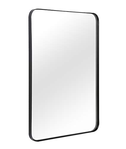 Product Cover Wall Mirror for Bathroom, Mirror for Wall with Black Metal Frame 22