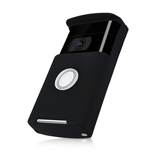 Product Cover kwmobile Ring Video Doorbell Case - Protective Silicone Cover for Ring Video Doorbell Video Doorbell Black