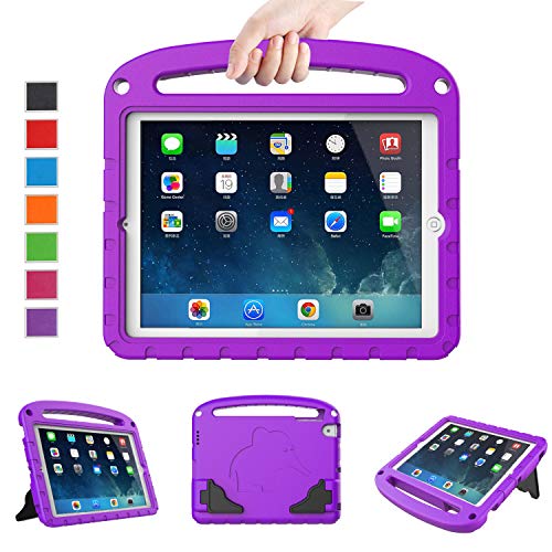 Product Cover LTROP Universal Case for iPad Mini 1 2 3 4 5 - Light Weight Shock Proof Handle Friendly Convertible Stand Kids Case for iPad Mini 5th/ 4th/ 3rd/ 2nd/ 1st Generation - Purple