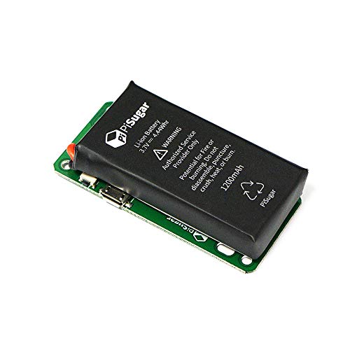Product Cover Pisugar Portable 900 mAh /1200 mAh Lithium Battery Power Module  for Raspberry Pi-Zero, Pi-Zero W/WH Model Accessories (Not Include Raspberry Pi) (1200 mAh)