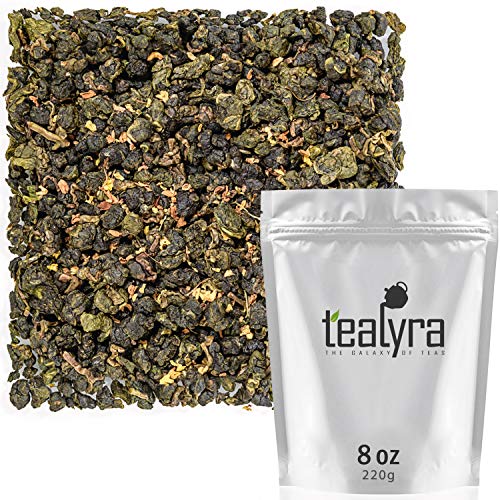 Product Cover Tealyra - Osmanthus Gui Hua Oolong - Taiwanese Oolong Loose Leafe Tea - Sweet and Aromatic Taste - Organically Produced - 220g (8-ounce)