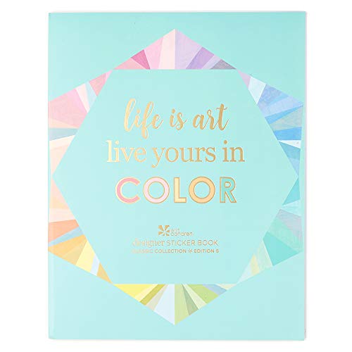 Product Cover Erin Condren Designer Sticker Book Classic Sticker Book Edition 5 (466 Stickers). Decorative and Cute Stickers for Customizing Planners, Notebooks, and More
