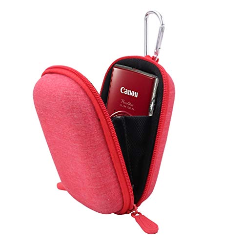 Product Cover Aenllosi Hard Carrying Case for Canon PowerShot ELPH 180/190 Digital Camera (Carrying case, Red)