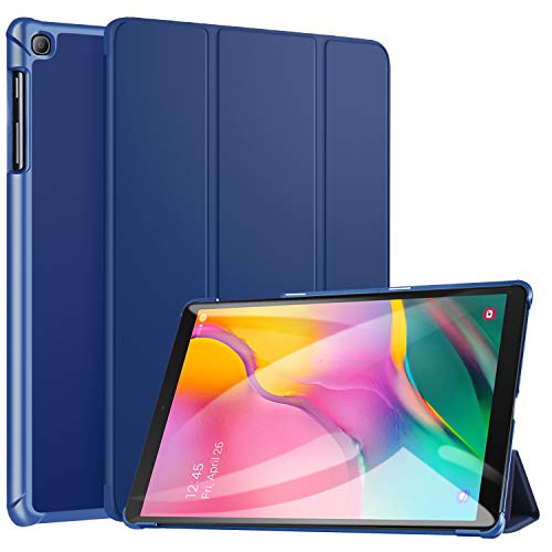 Product Cover Ztotop Case for Samsung Galaxy Tab A 10.1 2019, Ultra Slim Lightweight Trifold Stand Smart Folio Case Hard Cover for Samsung Tab A 10.1 Inch Tablet SM-T510/SM-T515 2019 Release - NavyBlue