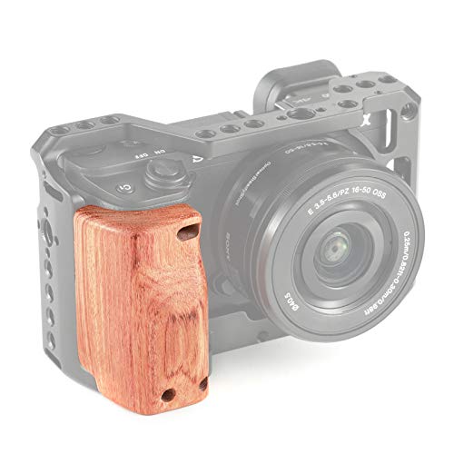 Product Cover SMALLRIG Wooden Handle Handgrip for Sony A6400 Cage - APS2318