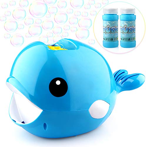Product Cover Betheaces Bubble Machine - Automatic Whale Bubble Maker Over 2000 Bubbles Per Minute Bubble Blower Toy for Kids Boys Girls Age of 4,5,6,7,8-16 Easy to Use of Indoor, Outdoor, Party, Wedding