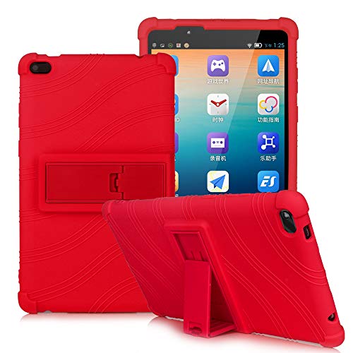 Product Cover HminSen Silicone Case for Lenovo Tab E8, Light Weight [Anti Slip] Shockproof Protective Cover for Lenovo TAB E8 TB-8304F TB-8304F1 Tablet Case (Red)