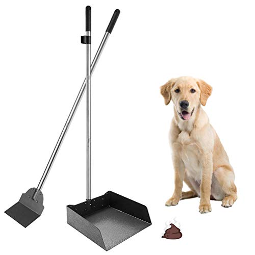Product Cover SCENEREAL Pet Poop Tray & Spade Set - Dog Cat Waste Removal Scoop Enlarged Tray with 37.4