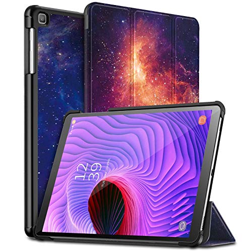 Product Cover Infiland Samsung Galaxy Tab A 10.1 2019 Case, Ultra Slim Tri-Fold Shell Cover Compatible with Samsung Galaxy Tab A 10.1 Inch Model SM-T510/SM-T515 2019 Release Tablet, Galaxy