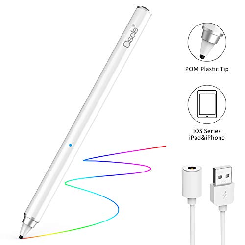 Product Cover Stylus Pencil Compatible for Apple, CISCLE Rechargeable 1.5 mm Fine Tip Smart Digital Pen Active Stylus Work for iPad, iPhone, Android Tablet and Other Touch Screen Devices, Good for Drawing&Writing