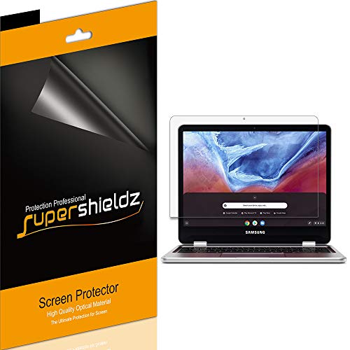 Product Cover Supershieldz (3 Pack) for Samsung Chromebook Plus/Chromebook Plus V2 12.2 inch (XE520QAB, XE521QAB) Screen Protector, Anti Glare and Anti Fingerprint (Matte) Shield