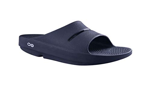 Product Cover OOFOS Unisex OOahh Slide Recovery Sandal - Color: Navy - Size: M11/W13
