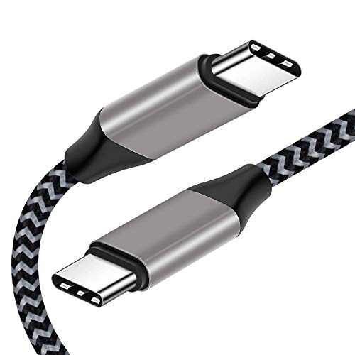 Product Cover USB C to USB C Cable, Amoner 3Pack 3FT 6FT 10FT Type-C to Type-C Durable Nylon Braided Cord for USB Type-C Devices Including Samsung Galaxy Note 8/9 S10/S9+, Google Pixel, MacBook and More