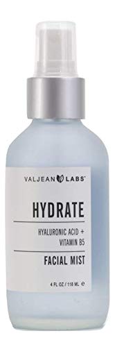 Product Cover Valjean Labs Face Mist - Hydrate, Hyaluronic Acid and Vtamin B5 (4 fl oz)