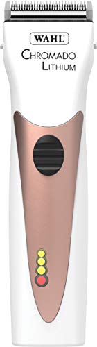 Product Cover Wahl Professional Animal Chromado Lithium Pet, Dog, Cat, Horse Corded/Cordless Clipper Kit, White & Rose Gold (#41871-0435)