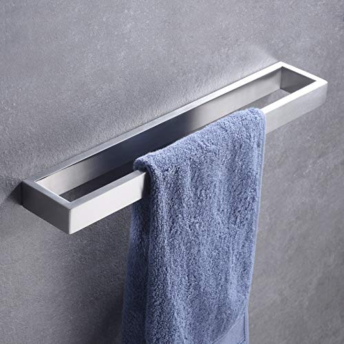 Product Cover Hoooh Hand Towel Holder for Bathroom, 15-3/4 Inch Brushed Stainless Steel Kitchen Towel Bar Wall Mounted, D110L40-BN