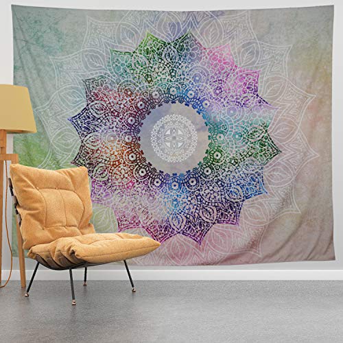 Product Cover AONIONER Tapestry Mandala Tapestry Bohemian Tapestry Wall Hanging Hippie Tapestry for Bedroom Indian Colorful Mandala Wall Tapestry Decor for Living Room Boho Decor Wall Art