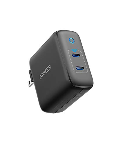 Product Cover Anker 36W 2-Port PowerIQ 3.0 USB C Charger, PowerPort III Duo Compact Type C Wall Charger, Foldable Plug, Power Delivery for iPhone XR/Xs/Max/X/8/Plus, Galaxy S10/S9, Pixel 3a/3/XL, iPad Pro, and More