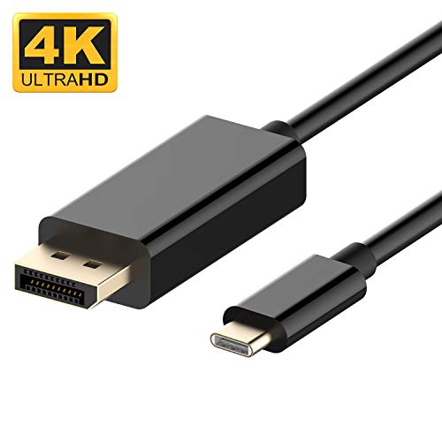 Product Cover Tobo USB-C Type C to DisplayPort Cable 6FT Support 4K Resolution Compatible Mac-Book Pro 2017, Galaxy S8.