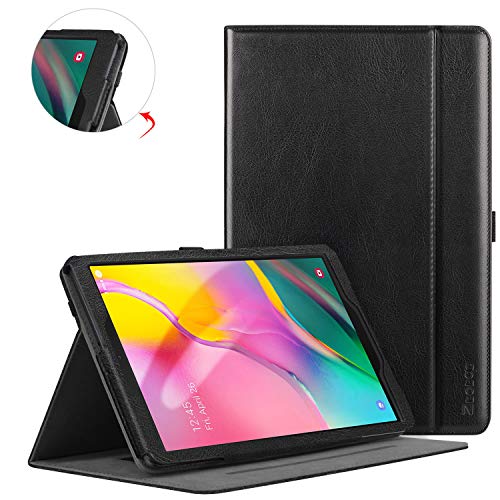 Product Cover Ztotop Case for Samsung Galaxy Tab A 10.1 2019 PU Leather Stand Cover for Samsung 10.1 Inch Tablet(SM-T510/T515) with Stylus Holder,Cards Slot and Multiple Viewing Angles,Black