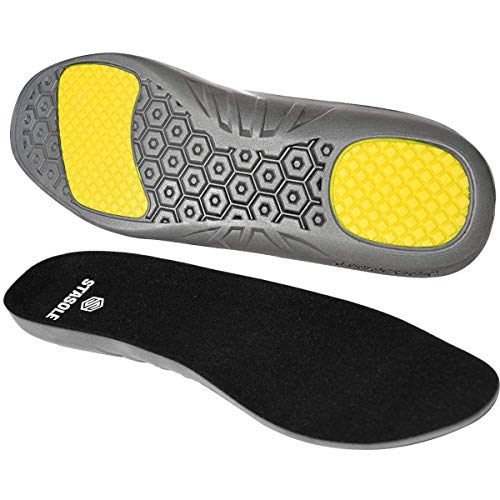 Product Cover STASOLE Anti-Fatigue Insoles for Man and Woman Cushioning Gel Shoe Inserts with Arch Support and Shock Absorption Ideal for Hiking Work Boots and Athletic Shoes (L)