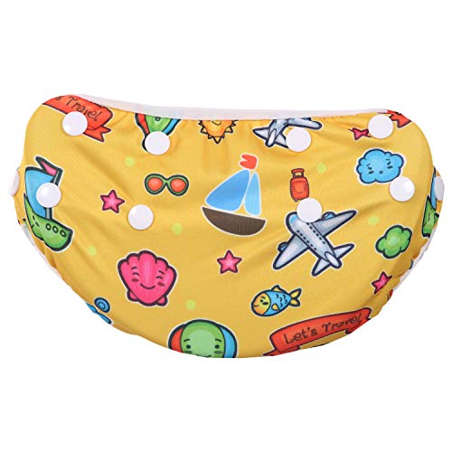Product Cover Polka Tots ReusableSwim Diaper Travel Design Baby Swim Costume
