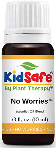 Product Cover Plant Therapy KidSafe No Worries Essential Oil Blend 10 mL (1/3 oz) 100% Pure, Undiluted, Therapeutic Grade