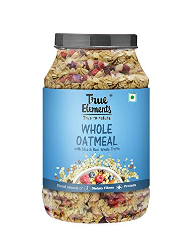 Product Cover True Elements Whole Oatmeal with Chia & Real Whole Fruits 1kg
